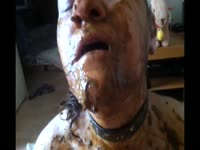 [ Shit Sex Tube ] Ugly face is shit covered and happy to fuck